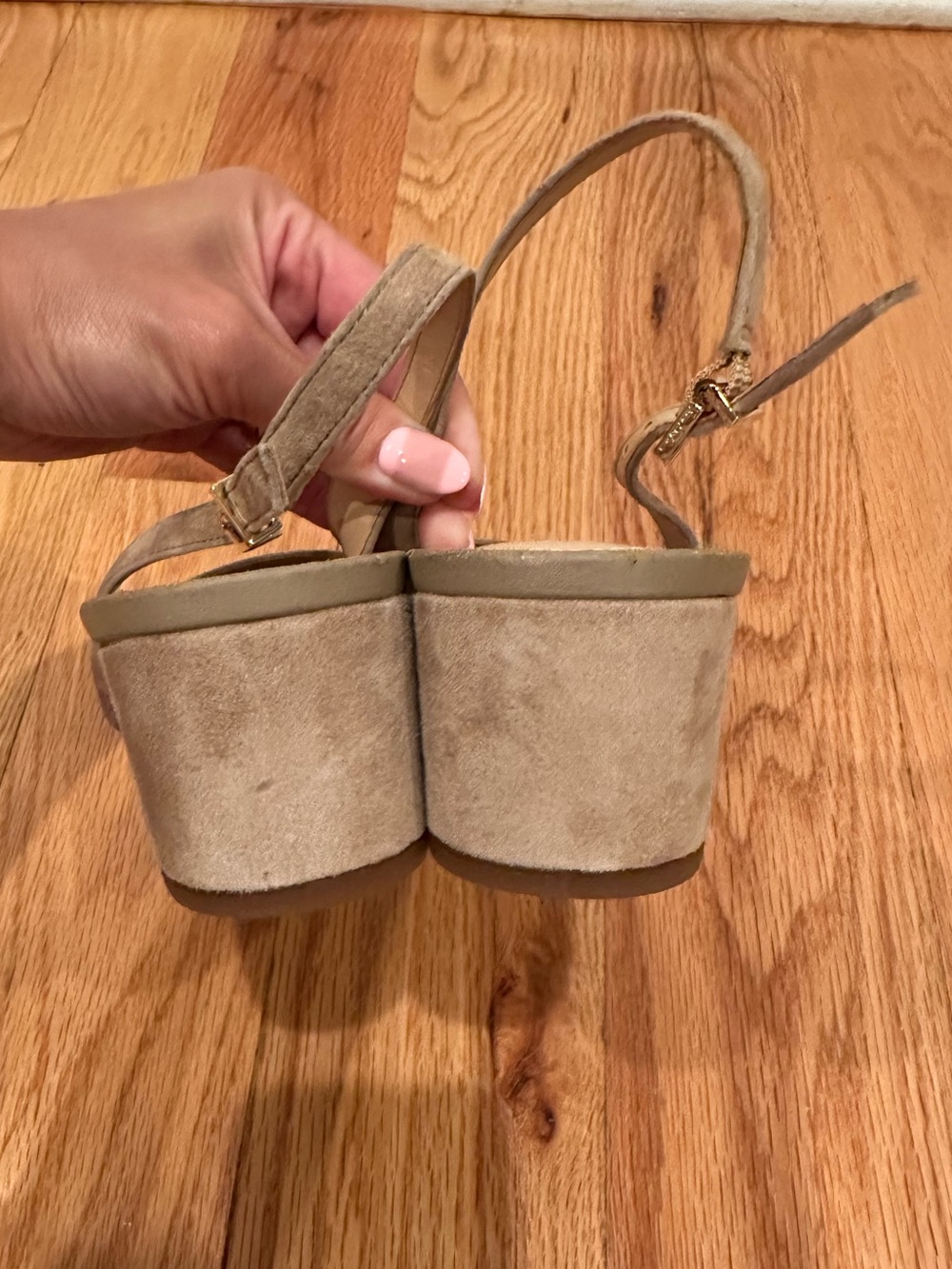 Sam Edelman Lorene Slingback Beige - Picture 3 of 8